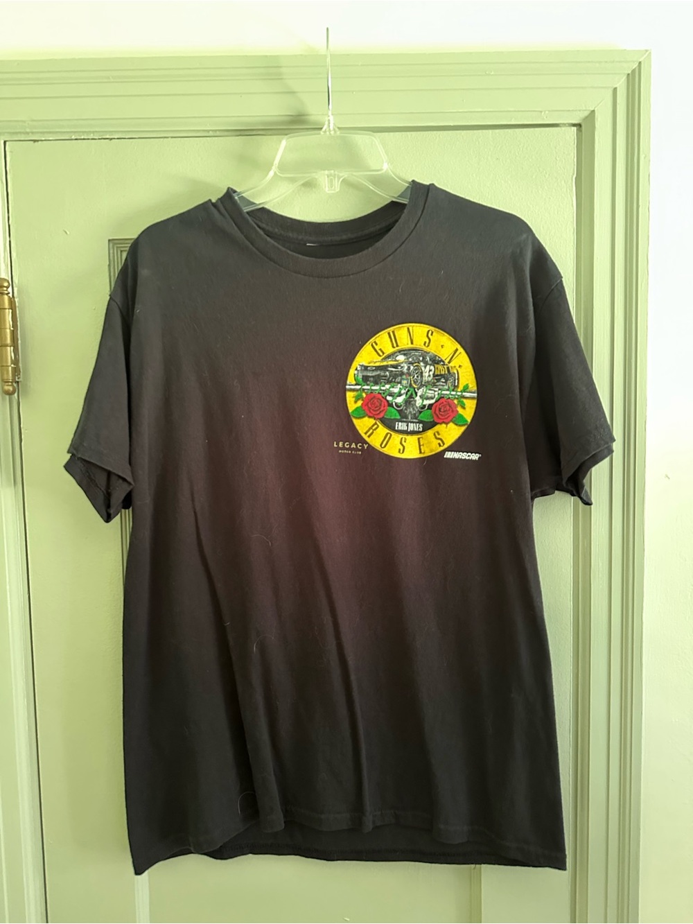 Guns N Roses NASCAR Black Graphic T-Shirt